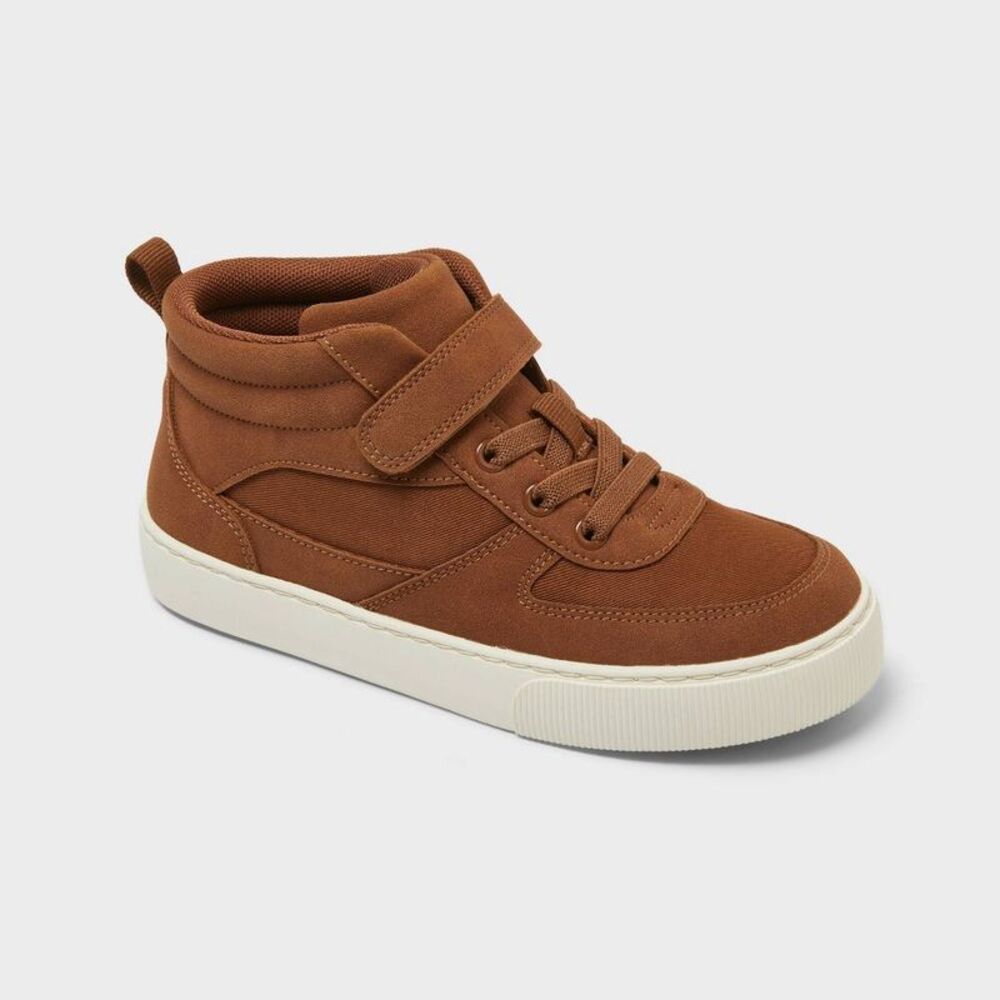 Kids' Hugh Sneaker Boots - Cat & Jack Cognac 3